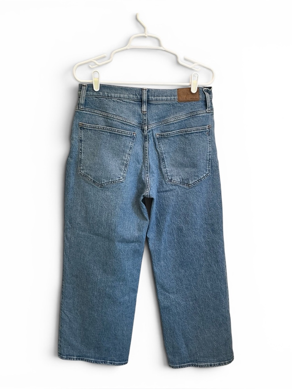 Madewell Classic Petite Perfect Vintage Wide-Leg Jeans  Heathcote Wash Sz 31 - Picture 3 of 13